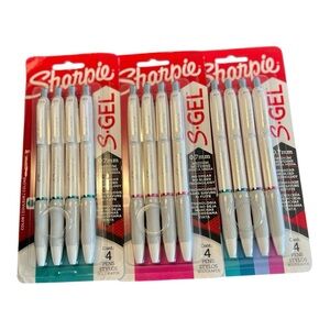 3 packs Sharpie S- Gel Pens, Medium Point 0.7mm
(4 count) Mixed Colors